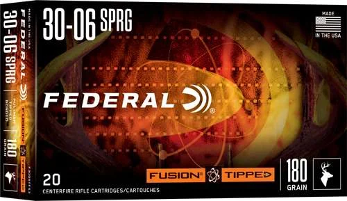 The Ultimate Firearm Destination in Louisiana - near Alexandria LA FEDERAL FUSION RIFLE AMO 30-06 SPRINGFIELD 180GR SP 20RD BOX (10 BOX CASE)