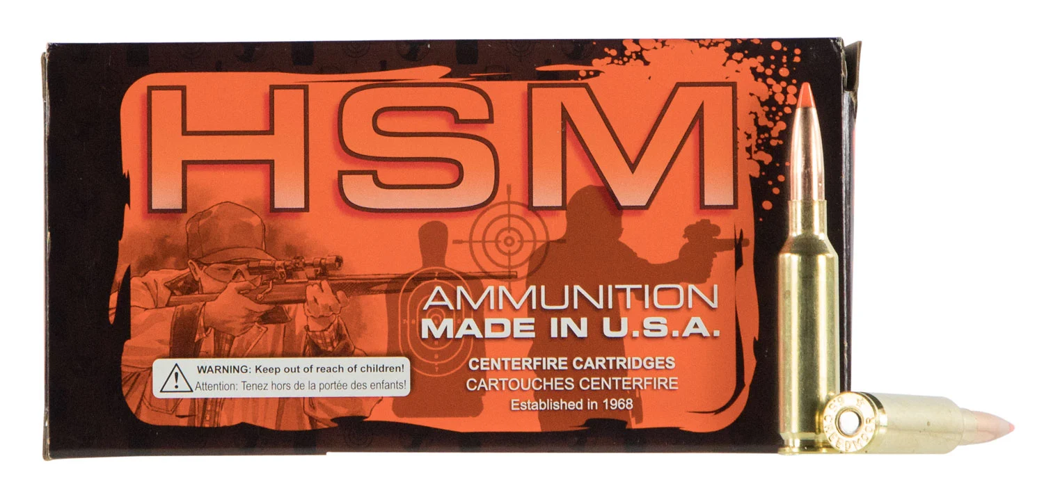 HSM .223 Remington 77gr MATCHKING Brass – 50rd