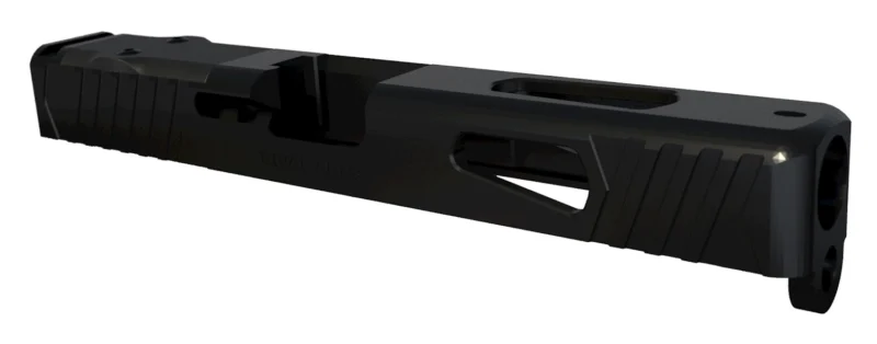The Ultimate Firearm Destination in Louisiana - near Alexandria LA Rival Arms RA10G105A Precision Slide A1 QPQ Black 17-4 Stainless Steel with Front/Rear Serrations & Doctor Optic Cut for Glock 17 Gen3