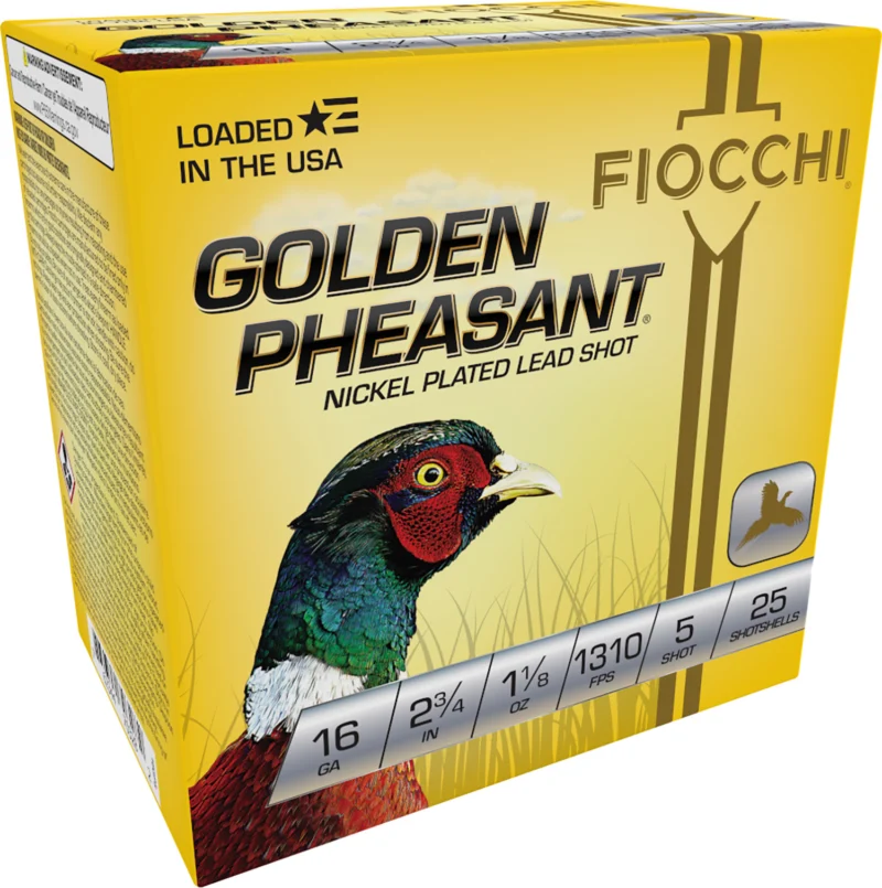 The Ultimate Firearm Destination in Louisiana - near Alexandria LA Fiocchi 16GP5 Golden Pheasant Extrema 16Gauge 2.75" 1 1/8oz 5Shot 25 Per Box/10 Case