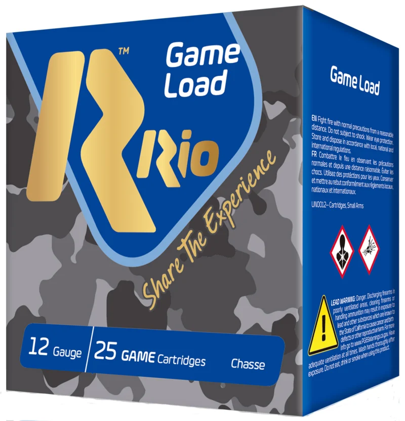 The Ultimate Firearm Destination in Louisiana - near Alexandria LA Rio Ammunition SG328 Game Load Super Game High Velocity 12Gauge 2.75" 1 1/8oz 8Shot 25 Per Box/10 Case