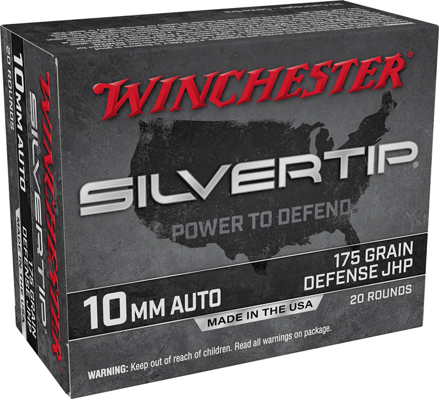 The Ultimate Firearm Destination in Louisiana - near Alexandria LA Winchester Ammo W10MMST Super X 10mmAuto 175gr Silvertip Jacket Hollow Point 20 Per Box/10 Case