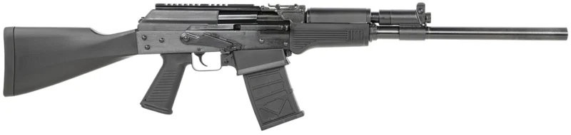 JTS Shotgun M12AK M12AK 12 Gauge Semi-Auto 3" 5+1 (2.75") 18.70" Chrome-Lined Steel Barrel, Picatinny Rail, Synthetic Fixed Stock, Rem Choke Compatible, Optics Ready Includes 2 Magazines