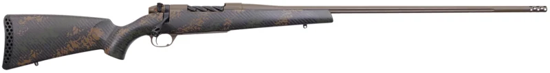 Weatherby MBC20N65CMR4B Mark V Backcountry 2.0 6.5 Creedmoor 4+1 22" Barrel, Patriot Brown Cerakote Metal Finish, Brown Sponge Pattern Black Peak 44 Blacktooth Stock