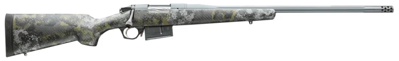 Bergara Rifles BPR2665CM Premier Canyon 6.5 Creedmoor 3+1 20" Sniper Gray Cerakote Fluted Barrel, Sniper Gray Cerakote Steel Receiver, Swamper Rouge Camo AG Composite Stock