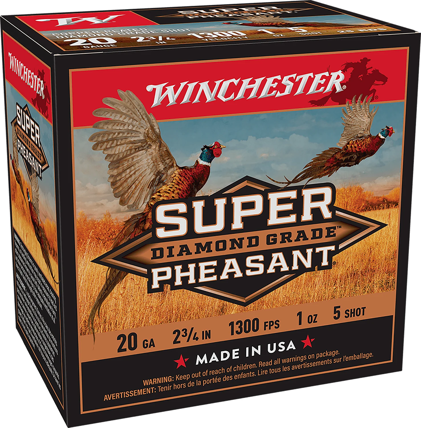 The Ultimate Firearm Destination in Louisiana - near Alexandria LA Winchester Ammo SPDG205 Super Pheasant Diamond Grade 20Gauge 2.75" 1oz 5Shot 25 Per Box/10 Case