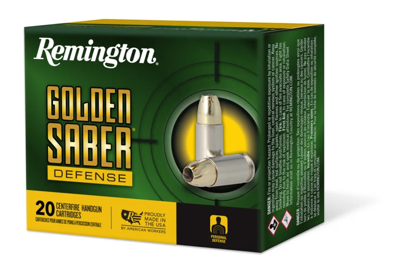 The Ultimate Firearm Destination in Louisiana - near Alexandria LA Remington Ammunition 27606 Golden Saber Defense 38Special+P 125gr Brass Jacketed Hollow Point 20 Per Box/25 Case