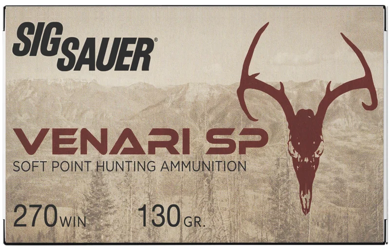 Sig-Sauer .270 Winchester 130gr SP Brass – 20rd