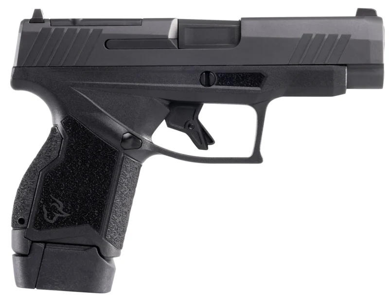 Taurus 1GX4XL94141 GX4XL Micro-Compact Frame 9mm Luger 11+1/13+1 3.70" Black DLC Stainless Steel Barrel, Black Gas Nitride Serrated Alloy Steel Slide, Black Polymer Frame & Grip, Right Hand