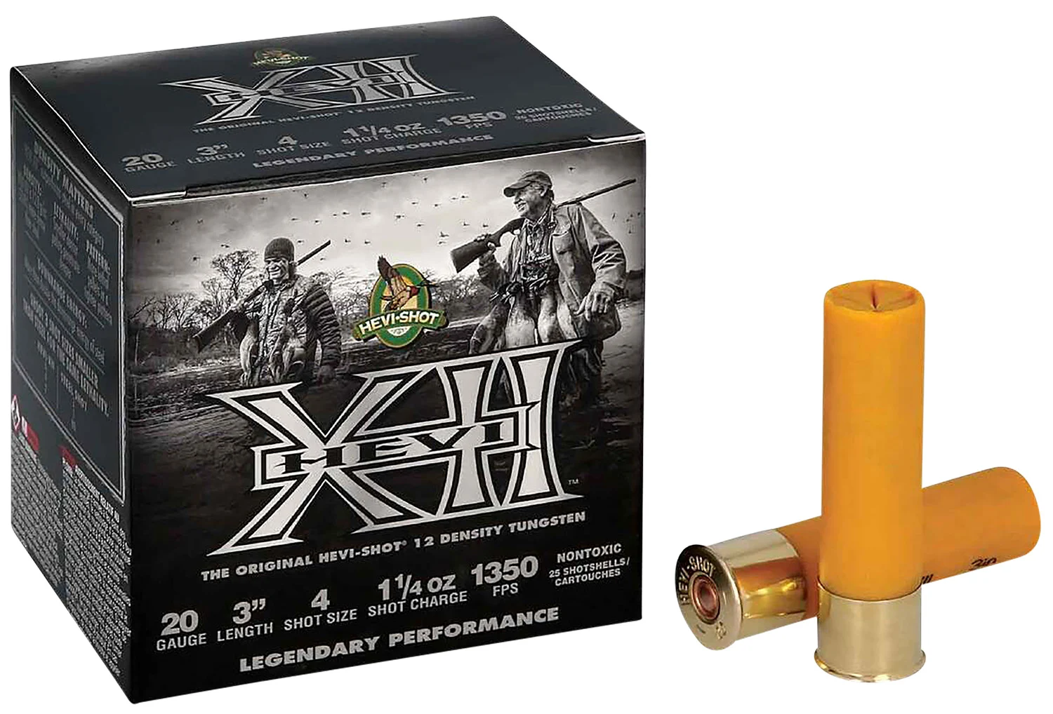 The Ultimate Firearm Destination in Louisiana - near Alexandria LA HEVI-Shot HS53204 HEVI-XII 20Gauge 3" 1 1/4oz Tungsten 4Shot 25 Per Box/10 Case
