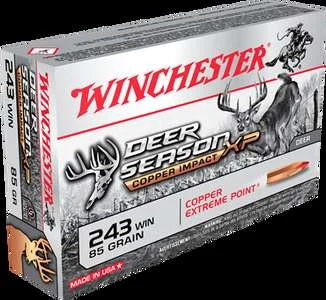 The Ultimate Firearm Destination in Louisiana - near Alexandria LA WINCHESTER COPPER IMPACT AMO 243 WIN 85GR LEAD FREE20RD (10 BOX CASE) - Image 2