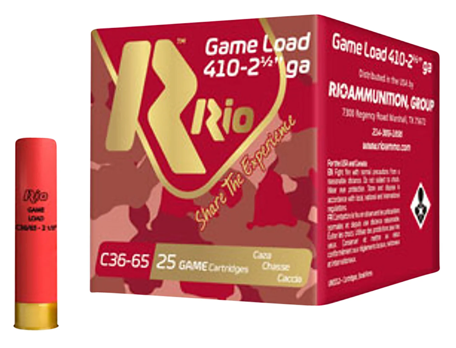 Rio Ammunition .410 Bore Low – 25rd