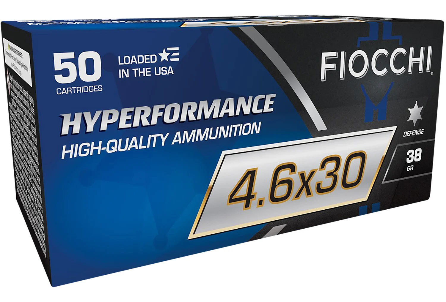 Fiocchi 4.6x30mm 38gr TIPPED HOLLOW POINT – 50rd