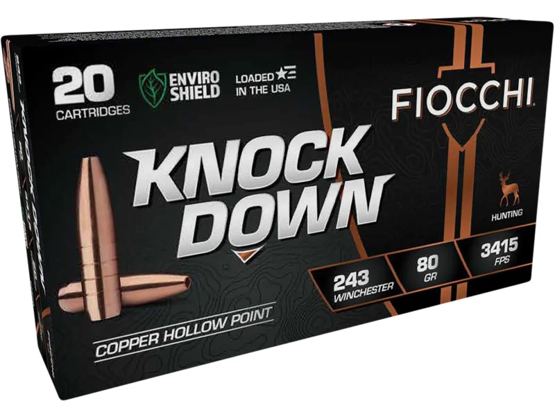 Fiocchi .243 Winchester 80gr Copper – 20rd