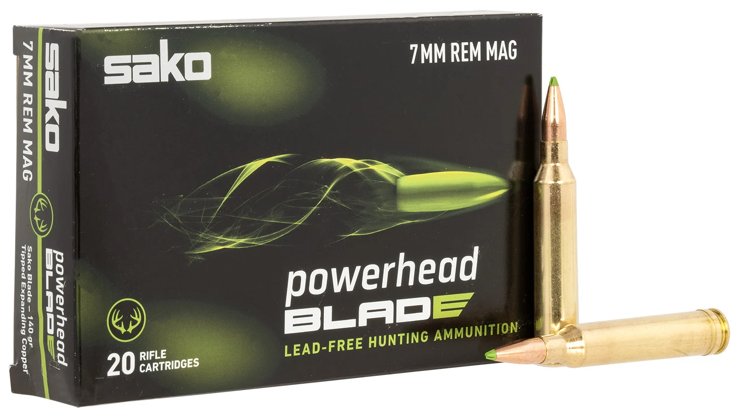 The Ultimate Firearm Destination in Louisiana - near Alexandria LA SAKO (TIKKA) JASPHB7MMRM140B PowerHead Blade 7mm 140gr 20 Per Box/10 Case