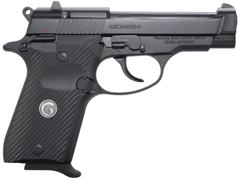 EAA GIRSAN 390825 MC14G84 380 ACP 13+1 3.80" Black Steel Barrel, Black Serrated Steel Slide, Black Aluminum Frame w/Beavertail, Black Polymer Grip