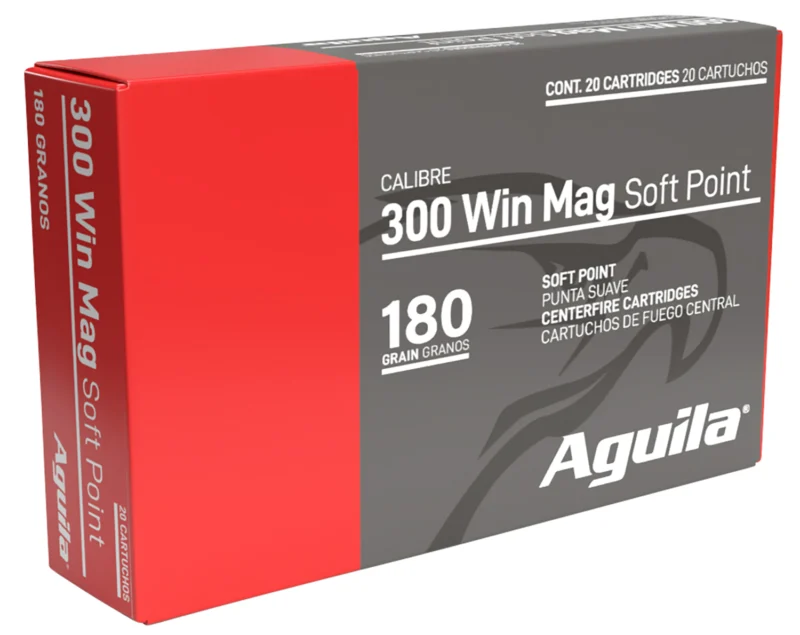 Aguila .300 Win Mag 180gr Brass – 20rd