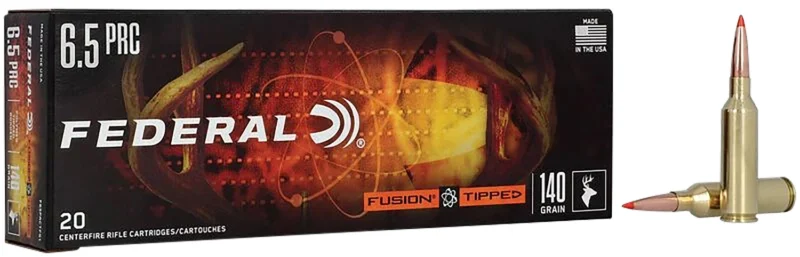 Federal 6.5 PRC 140gr Brass – 20rd