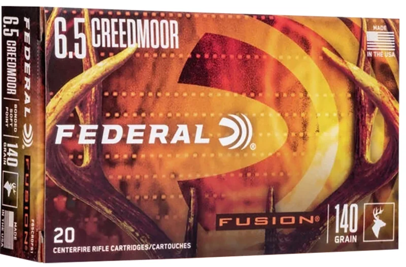 Federal 6.5 Creedmoor 140gr BONDED Brass – 20rd