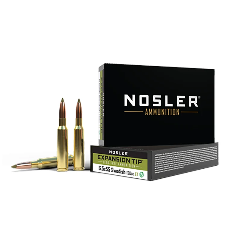 The Ultimate Firearm Destination in Louisiana - near Alexandria LA Nosler 40015 6.5x55Swedish 120gr Expansion Tip 20 Per Box/10 Case