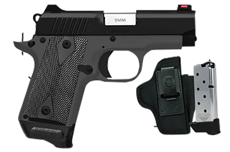 Kimber Mfg.,inc 3300252 Micro 9 RTC 9mm 7+1 3.15" Ramped Barrel Black KimPro II Flared/Lowered Ejection Port Stainless Steel Slide Shadow Ghost Grip