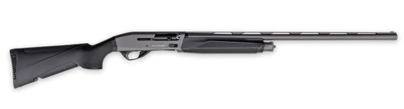 Weatherby ET21228PGM Element II 12 Gauge 3" 2+1 28" Tungsten Cerakote Vent Rib Barrel & Receiver, Adj Shim Black Synthetic Stock