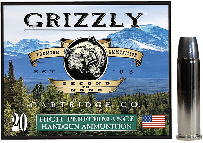 The Ultimate Firearm Destination in Louisiana - near Alexandria LA Grizzly Ammo GC357M14 357Mag 200gr Wide Long Nose Gas Check 20 Per Box/10 Case