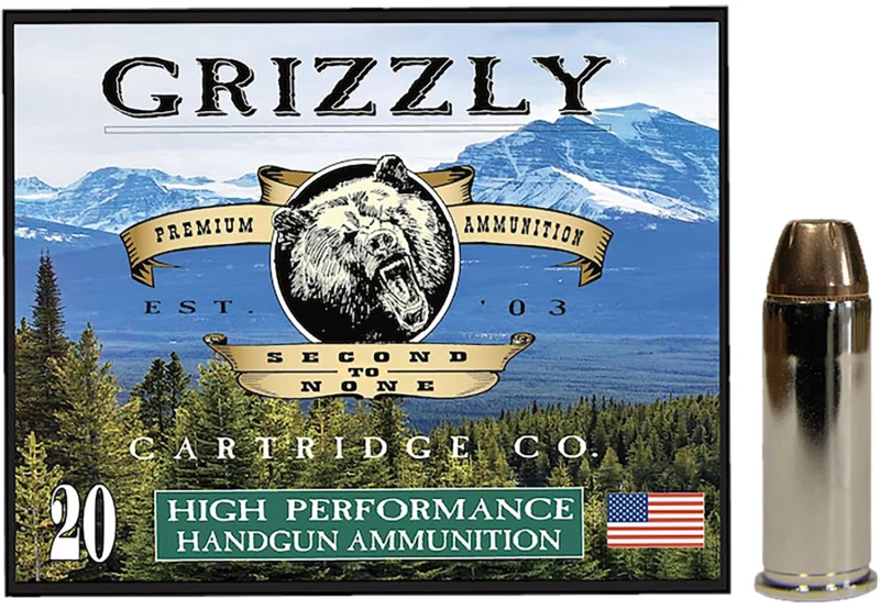 The Ultimate Firearm Destination in Louisiana - near Alexandria LA Grizzly Ammo GC44SP5 44Special 240gr Jacketed Hollow Point 20 Per Box/10 Case