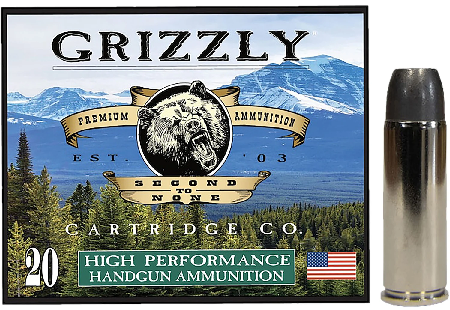 Grizzly-Ammo .45 Colt 335gr – 20rd