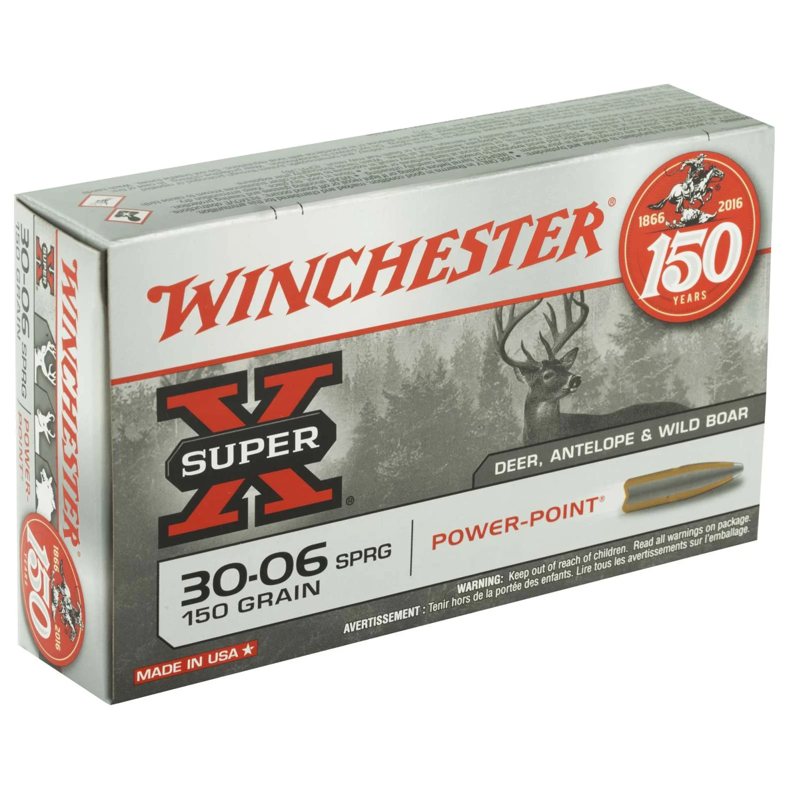 Winchester .30-06 Springfield 150gr Brass – 20rd