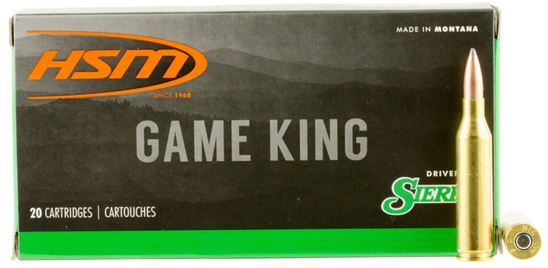 The Ultimate Firearm Destination in Louisiana - near Alexandria LA HSM 24317N Game King 243 Win 100 gr Sierra GameKing Spitzer Boat Tail 20 Per Box/ 25 Case