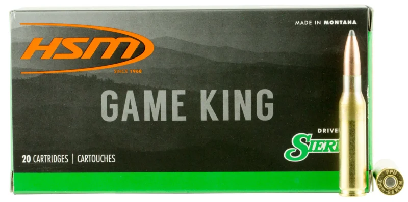 The Ultimate Firearm Destination in Louisiana - near Alexandria LA HSM 7MM087N Game King 7mm-08 Rem 140 gr Sierra GameKing Spitzer Boat Tail 20 Per Box/ 25 Case
