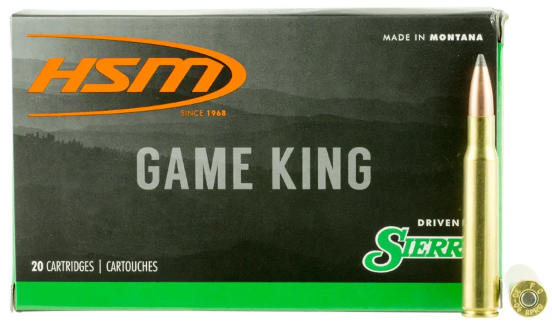 HSM .30-06 Springfield 165gr GAMEKING Brass – 20rd