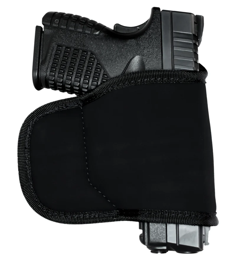 The Ultimate Firearm Destination in Louisiana - near Alexandria LA GrovTec US Inc GTHL15098BLK Multi-Fit OWB Size 98 Black Suede Belt Loop Fits Small/Med Semi-Auto Right Hand
