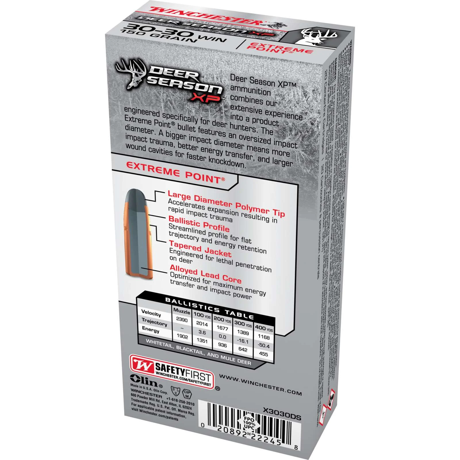 Winchester .30-30 Winchester 150gr Brass – 20rd