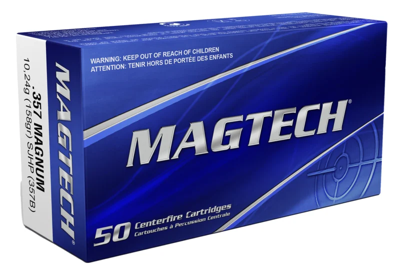 Mag-Tech .357 Magnum 158gr Brass – 50rd