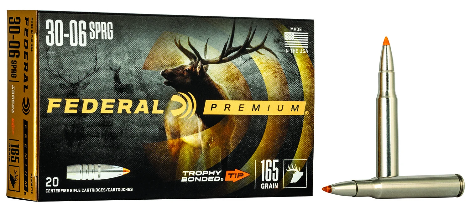 Federal .30-06 Springfield 165gr BONDED Brass – 20rd