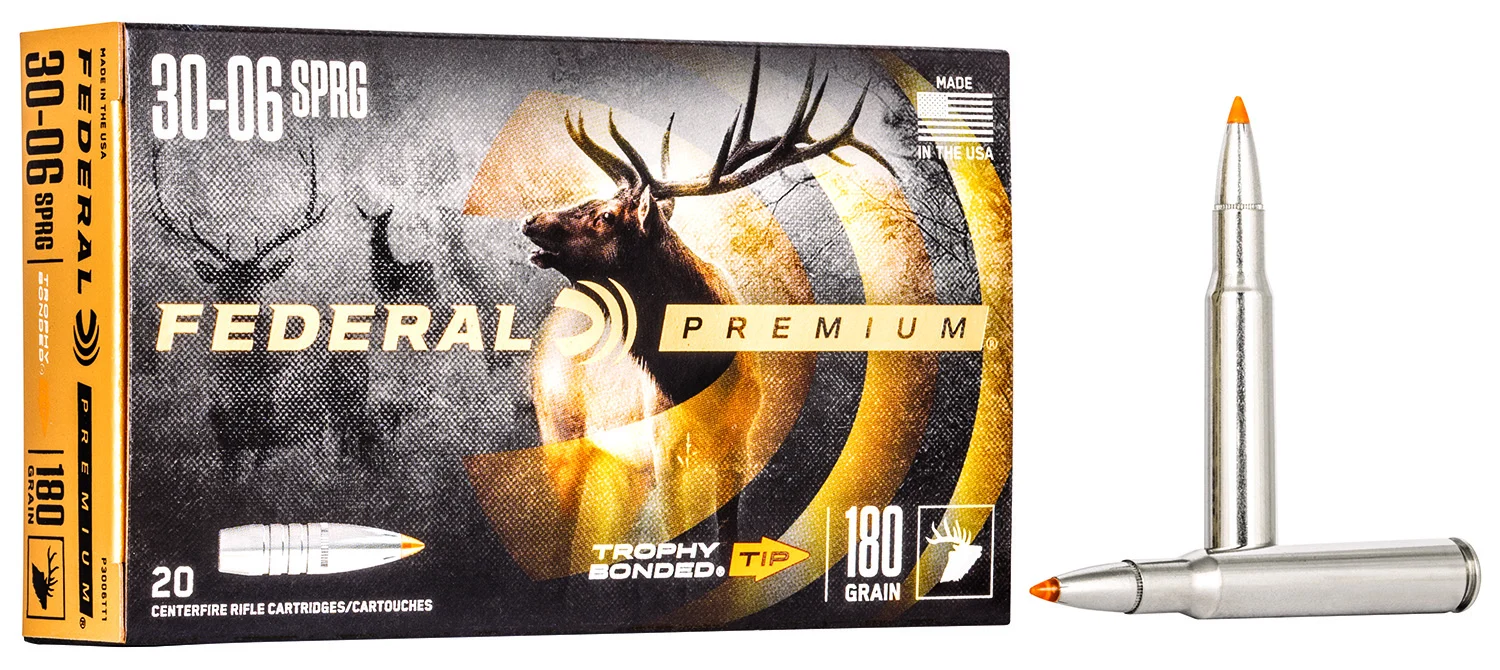 Federal .30-06 Springfield 180gr BONDED Brass – 20rd