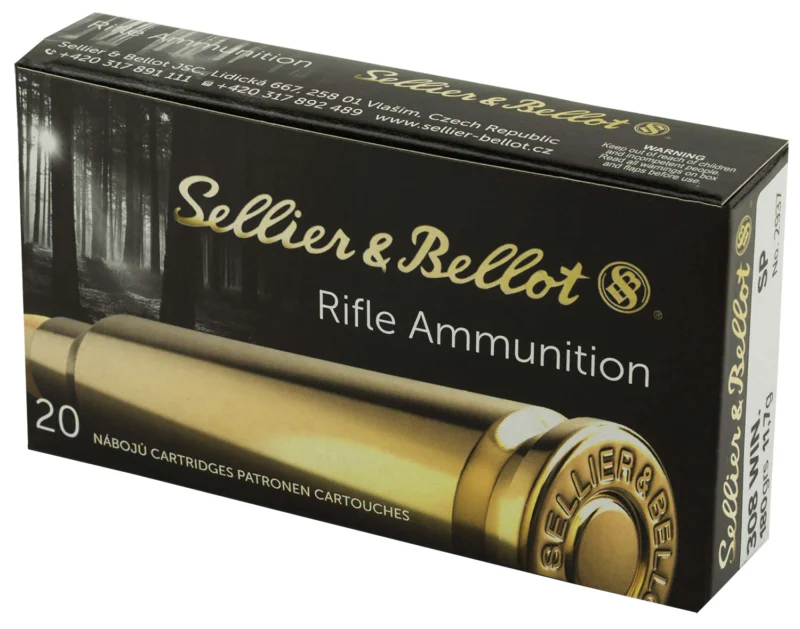 The Ultimate Firearm Destination in Louisiana - near Alexandria LA Sellier & Bellot SB308C Rifle 308Win 180gr Soft Point 20 Per Box/25 Case