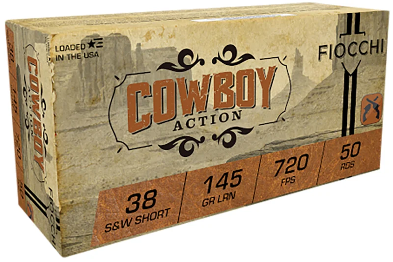 The Ultimate Firearm Destination in Louisiana - near Alexandria LA Fiocchi 38SWSHL Cowboy Action 38S&WShort 145gr Lead Round Nose 50 Per Box/20 Case