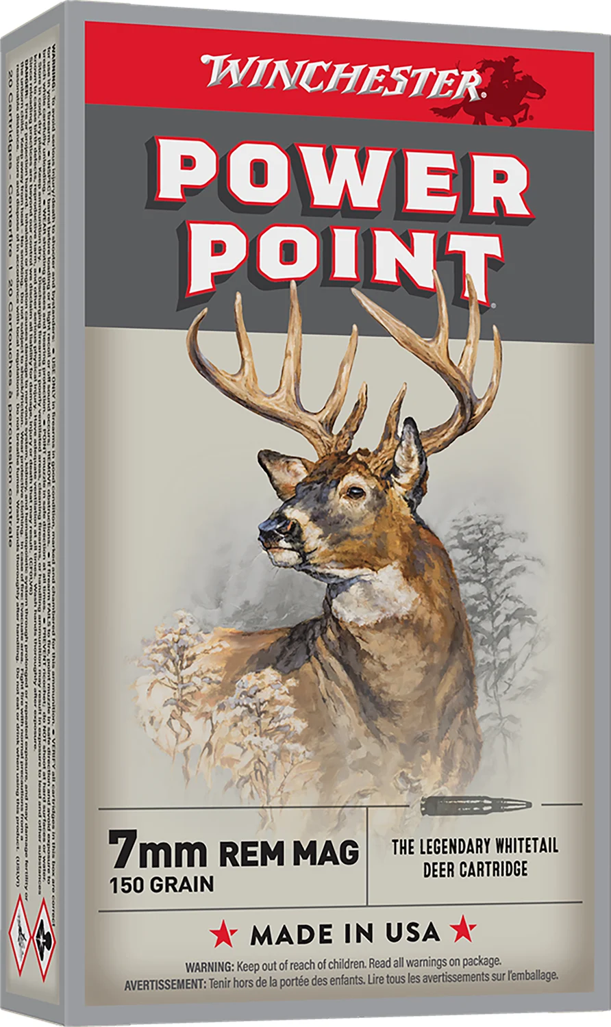 Winchester 7mm Rem Mag 150gr Brass – 20rd