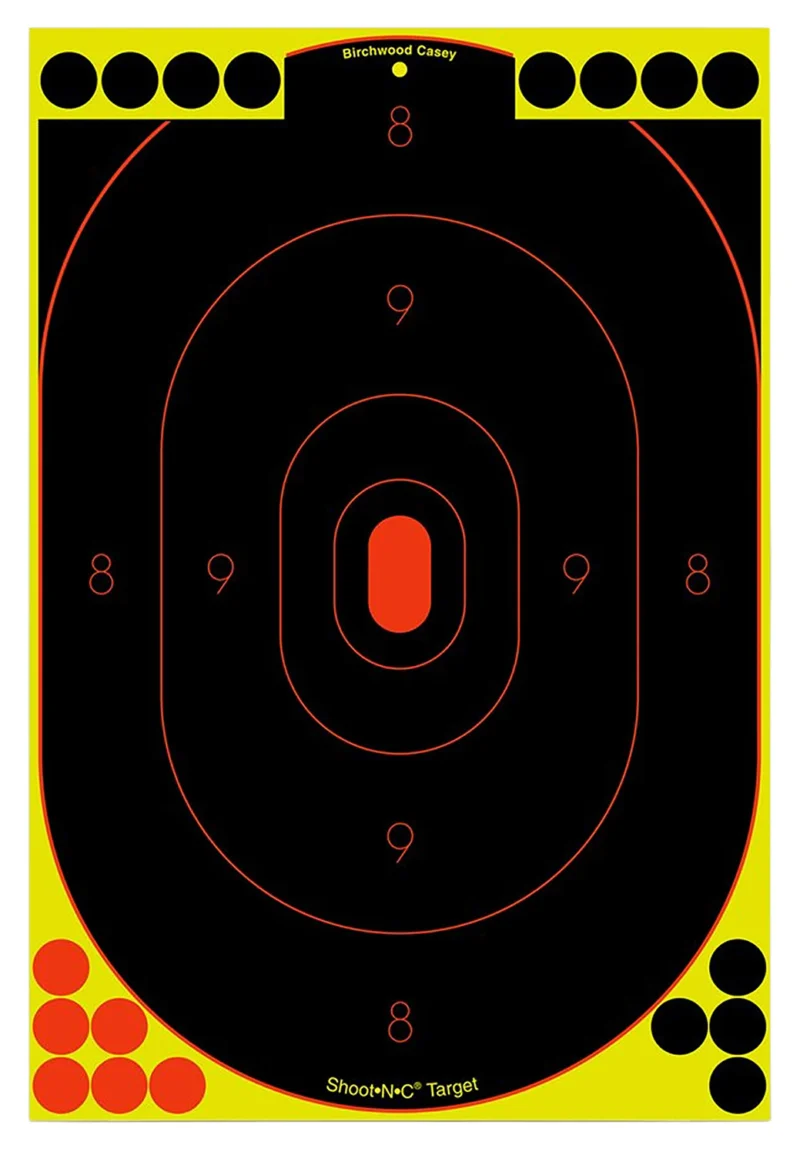 Birchwood Casey Ar500 Silhouette 3-Hole Bear Target - 3/8 inch Steel for Rifle Shooting