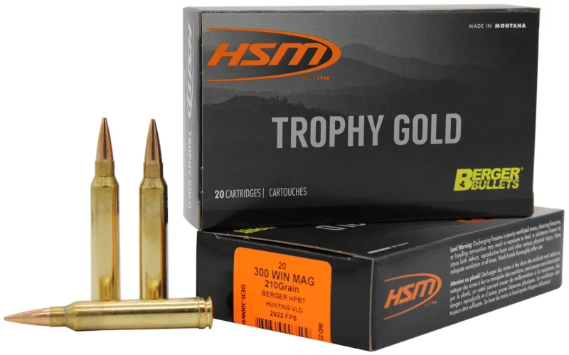 HSM .300 Win Mag 210gr Brass – 20rd