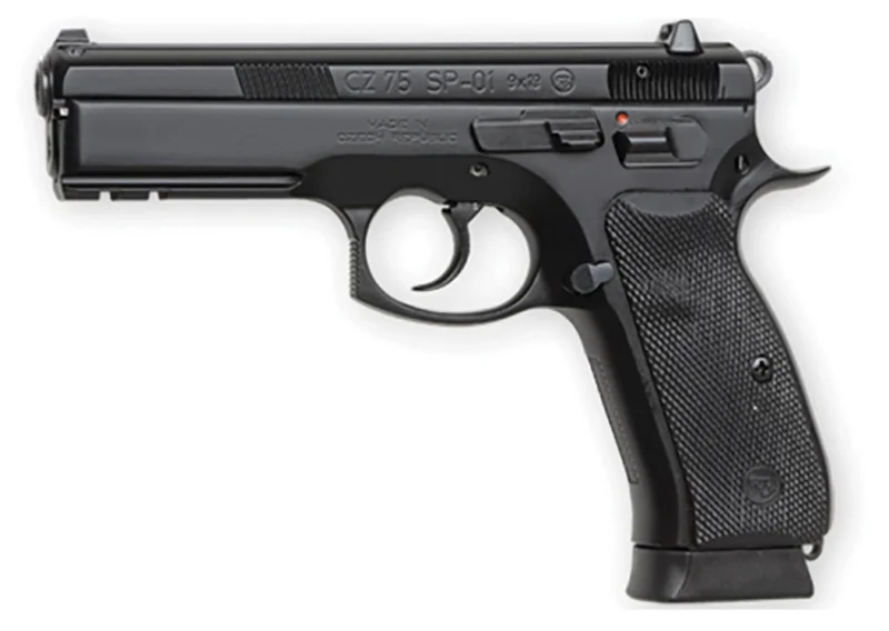 CZ-75 SP-01 9MM Blk,4.6" RNS,CA 10rd