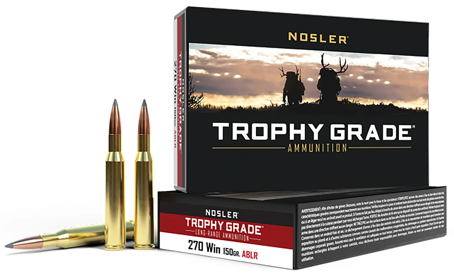 Nosler .270 Winchester 150gr ACCUBOND Brass – 20rd