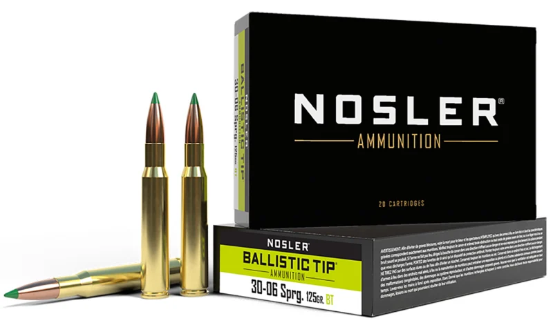 The Ultimate Firearm Destination in Louisiana - near Alexandria LA Nosler 40068 Ballistic Tip 30-06Springfield 125gr Spitzer Ballistic Tip 20 Per Box/10 Case