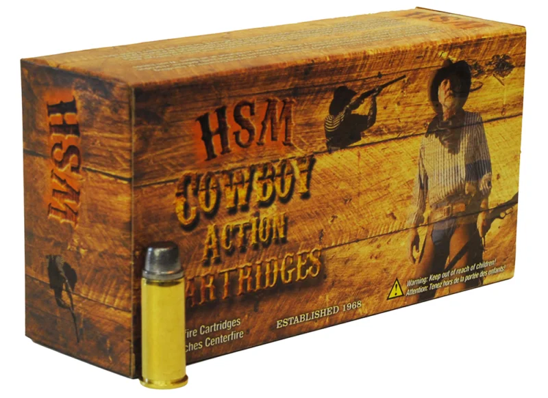HSM .357 Magnum 158gr SWC Brass – 50rd
