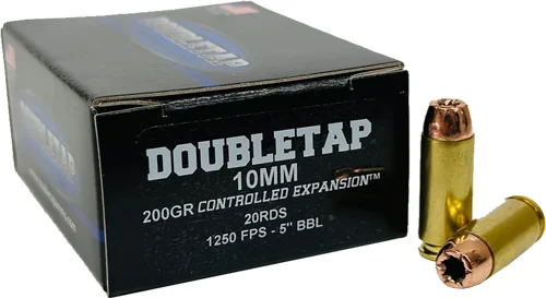Doubletap 10mm Auto 200gr JHP Brass – 20rd