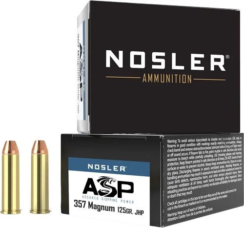 The Ultimate Firearm Destination in Louisiana - near Alexandria LA NOSLER 357 MAG 125GR ASP JHP - 20RD 10BX/CS