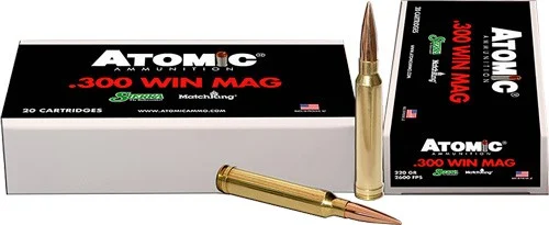 The Ultimate Firearm Destination in Louisiana - near Alexandria LA ATOMIC 300 WIN MAG 220GR MATCH - KING HPBT 20RD 10BX/CS